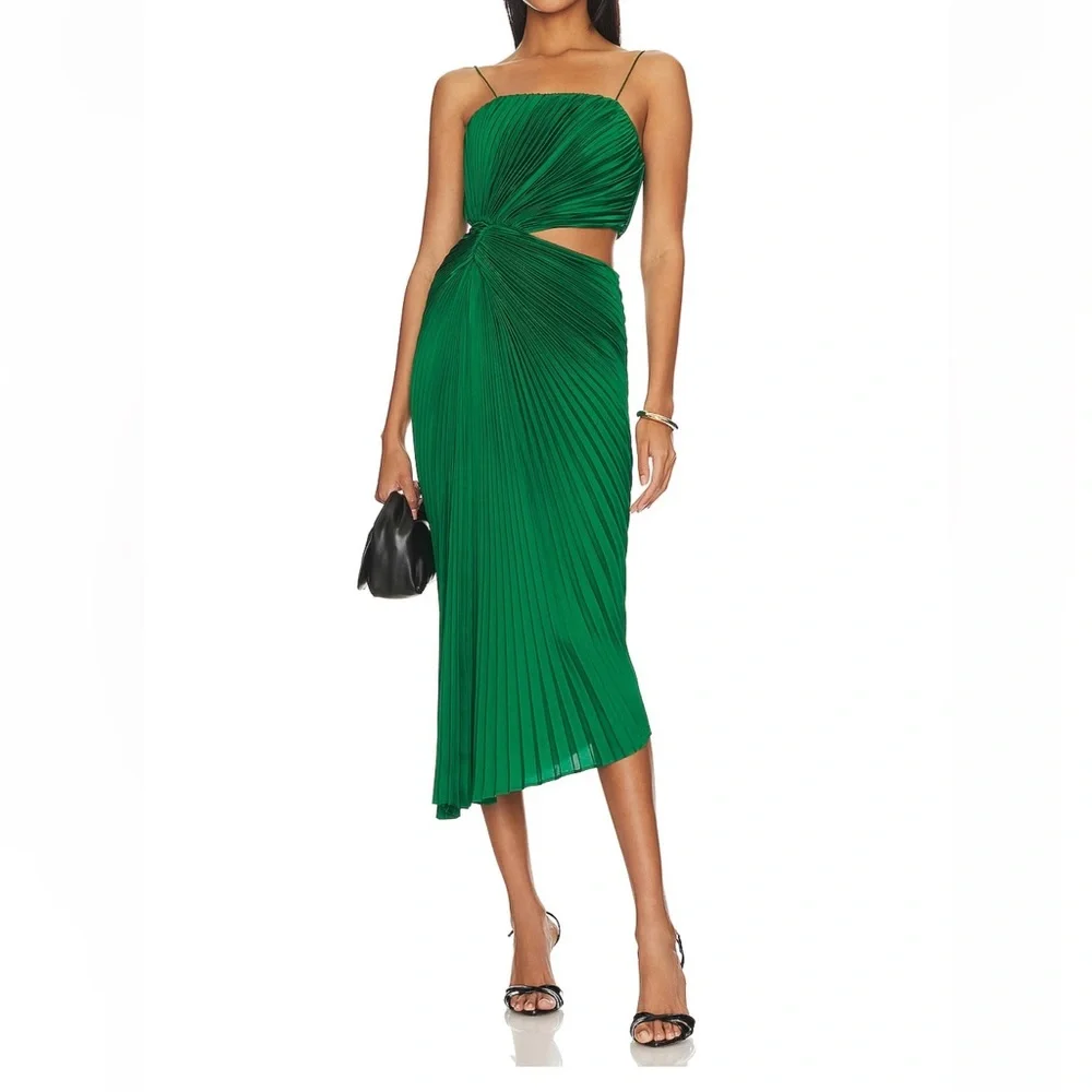 Stunning Emerald Green Alice + Olivia Dress - Picture 2 of 3